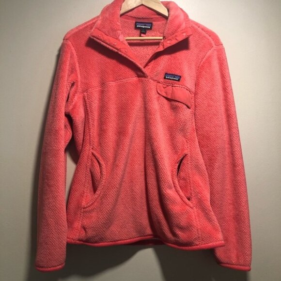 Patagonia Fleece Women's Re-Tool Snap-T Pullover size Large Comfy/Fuzzy/Winter - Picture 1 of 5